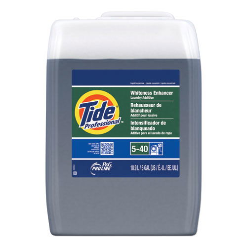Whiteness Enhancer Laundry Additive, 5 gal, Closed-Loop Container