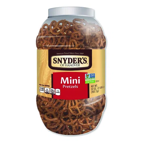 Mini Pretzels, Classic, 32 oz Barrel