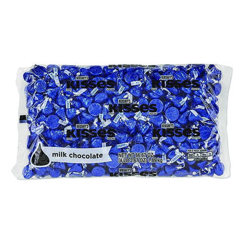 KISSES, Milk Chocolate, Dark Blue Wrappers, 66.7 oz Bag