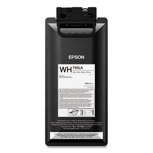 T45LA20 UltraChrome GS3 Ink, 1,500 mL, White