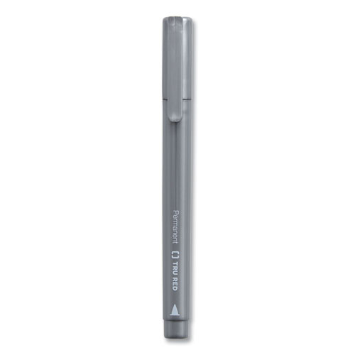 Permanent Marker, Pen-Style, Extra-Fine Needle Tip, Black, 36/Pack