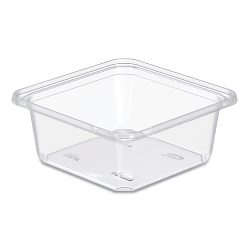 TamperGuard Snack Boxes, 32 oz, 6.3 x 6.3 x 2.6, Clear, Plastic, 300/Carton