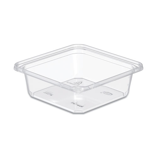 TamperGuard Snack Boxes, 24 oz, 6.3 x 6.3 x 2.1, Clear, Plastic, 300/Carton