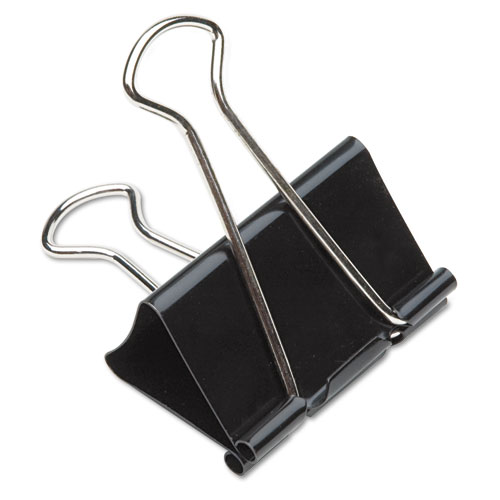 NSN2855995, SKILCRAFT Binder Clip, Large, Black/Silver, Dozen