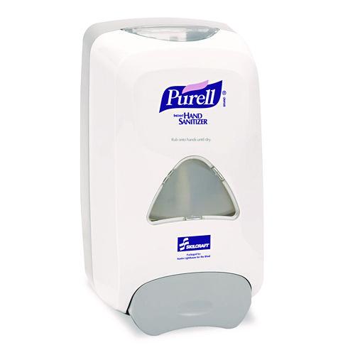 4510015512866, SKILCRAFT PURELL Instant Hand Sanitizer Foam Dispenser, 1,200 mL, 6.1 x 5.1 x 10.6, Dove Gray, 6/Box