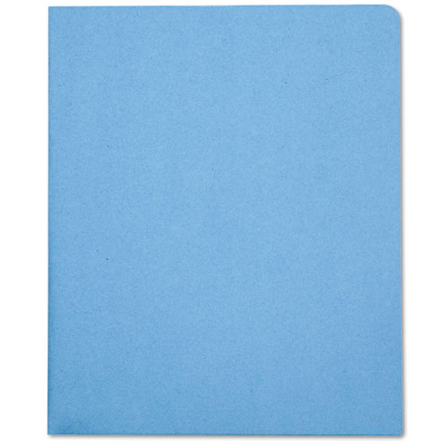 7510005842490, SKILCRAFT Double Pocket Portfolio, Accommodates (75) 11 x 8.5 Sheets, Light Blue, 25/Box