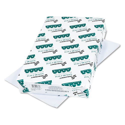 7530015399835, SKILCRAFT Nature-Cycle Copy Paper, 92 Bright, 20 lb Bond Weight, 8.5 x 14, White, 500 Sheets/Ream, 10 Reams/CT
