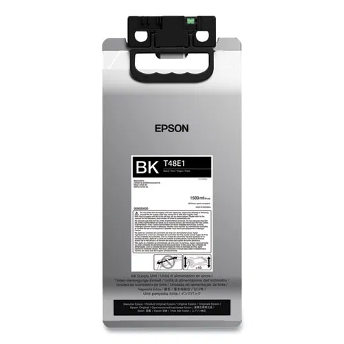 T48E120 (T48E) UltraChrome RS High-Yield Ink Packs, Black, 2/Pack