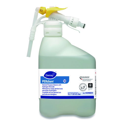 PERdiem Concentrated General Cleaner with Hydrogen Peroxide, 5 L RTD Bottle