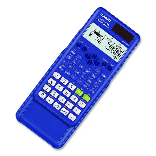 FX-300ES Plus 2nd Edition Scientific Calculator, 16-Digit LCD, Blue