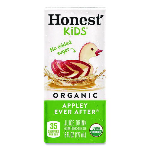 Organic Juice Drink, Appley Ever After, 6 oz, 50/Carton