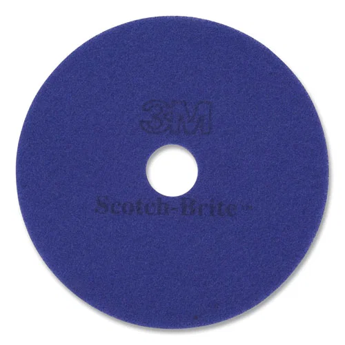 Diamond Floor Pads, 24" Diameter, Purple, 5/Carton