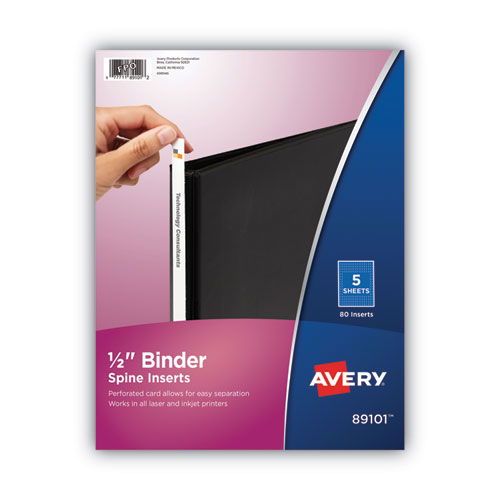 Binder Spine Inserts