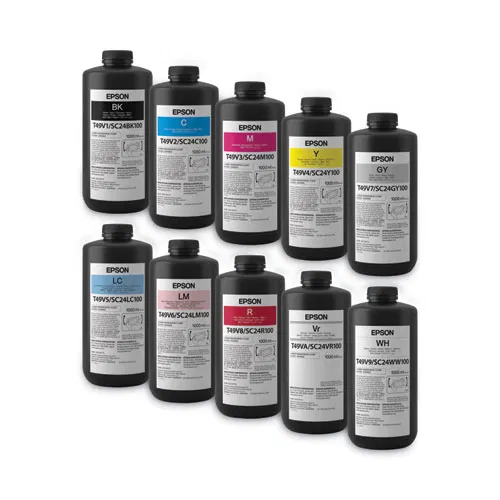 T49V710 (T49V) UltraChrome UV Ink, 1,000 mL, Gray