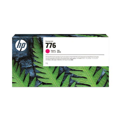HP 776 (1XB07ACT) Magenta Original DesignJet Ink Cartridge, 6/Carton