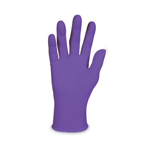 PURPLE NITRILE Exam Gloves, Powder-Free, Medium, 6 mil Thick, 9.5" Long, Purple, 100/Box