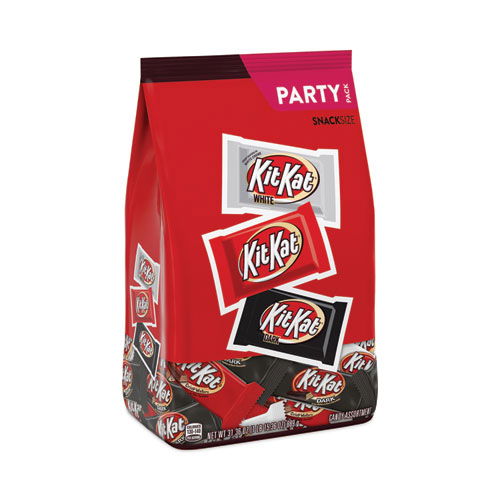 Assorted Snack Size Candy Bars Party Bag, Assorted Flavors, 31 oz Bag