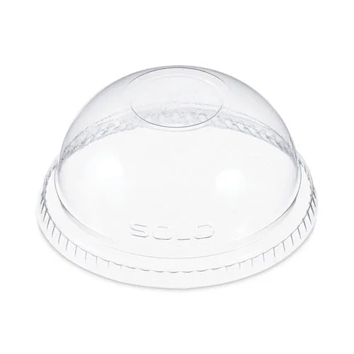 Plastic Dome Lid, Fits 9 oz to 10 oz Cold Cups, Clear, 1,000/Carton