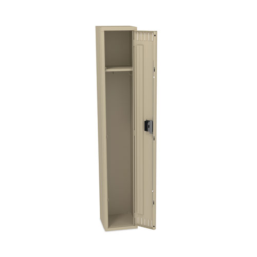Single-Tier Locker, One Locker with Hat Shelf, 12w x 12d x 72h, Sand