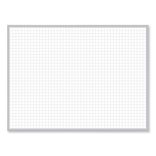 Non-Magnetic Whiteboard with Aluminum Frame, 36" x 23.81", White Surface, Satin Aluminum Frame