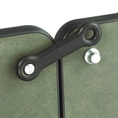 Ganging Connector Set, 4.25 x 1.13 x 0.38, 1 lb, Black