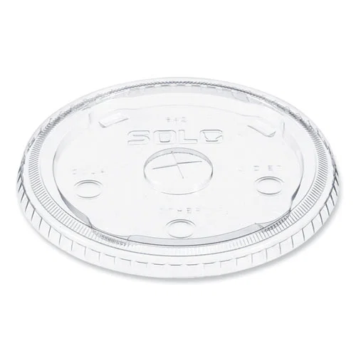Plastic Cold Cup Lids, Fits 32 oz to 44 oz Cold Cups, Clear, 600/Carton