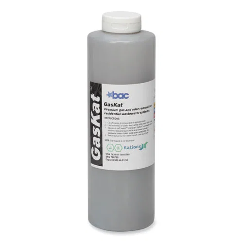 7930017000760, SKILCRAFT GasKat Odor and Toxic Gases Remover, Unscented, 24 oz Bottle, 12/Box