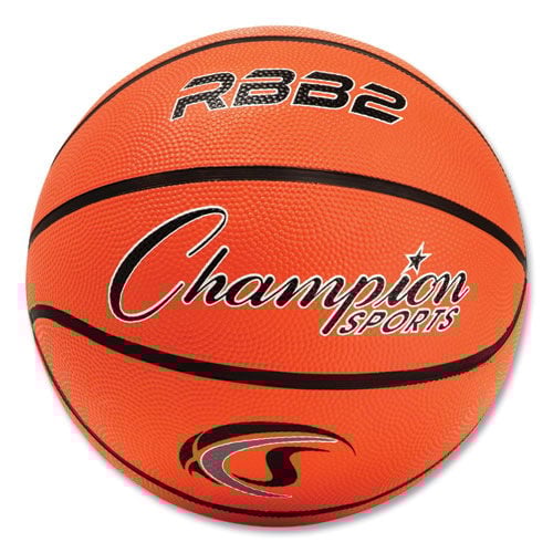 Rubber Sports Ball, Basketball, No. 5 Size, Junior Size, Orange
