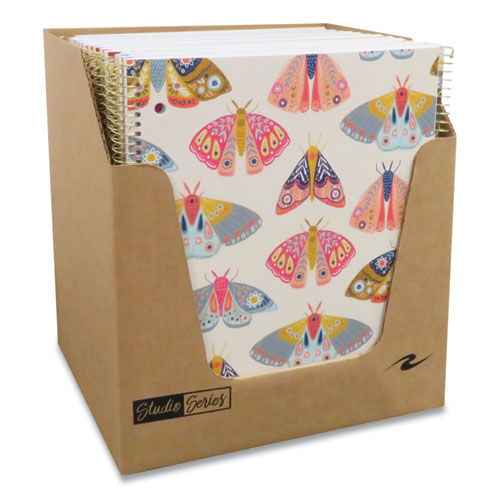 Studio Series Notebook, 1-Subject, Medium/College Rule, Assorted Cover Colors, (70) 11 x 9 Sheets, 24/Carton