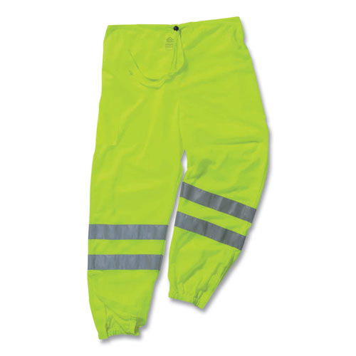 GloWear 8910 Class E Hi-Vis Pants, 2X-Large/3X-Large, Lime
