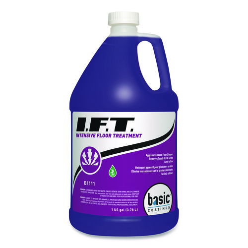 Intensive Floor Treatment, Mild Scent, 1 gal Bottle, 4/Carton