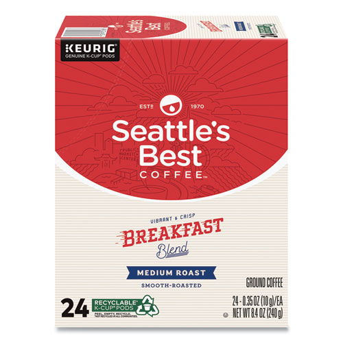 Breakfast Blend Coffee K-Cups, 24/Box