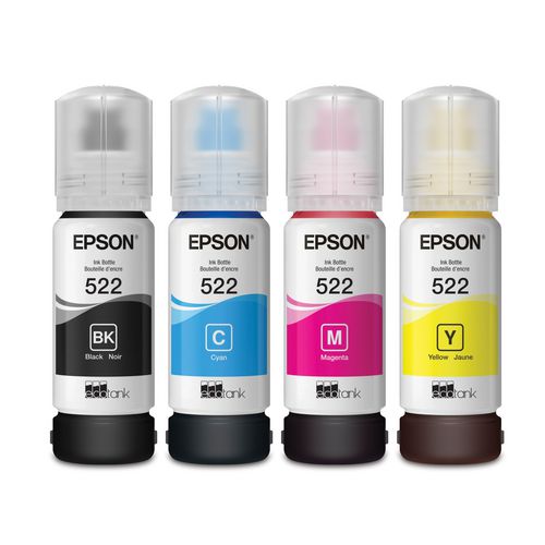 T522120BCS (T522) Ultra High-Yield Ink, Black/Cyan/Magenta/Yellow