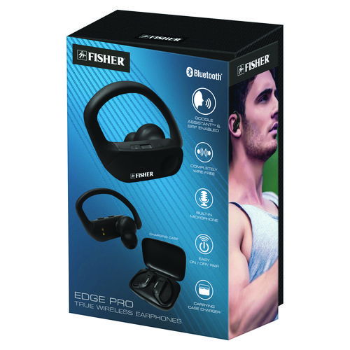 Edge Pro True Wireless Earphones, Black