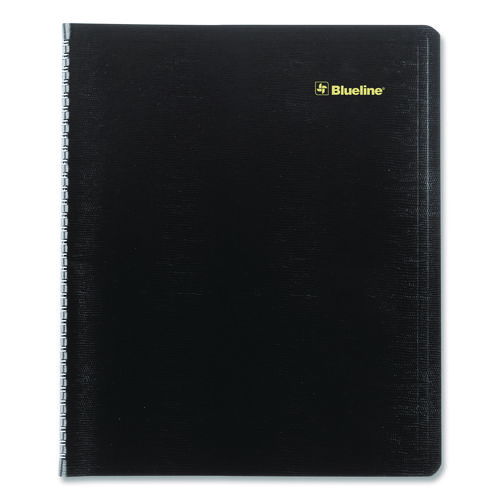 Plan and Link Monthly Planner, 11" x 9.06", Black Cover, 16-Month: Sept 2025 to Dec 2026