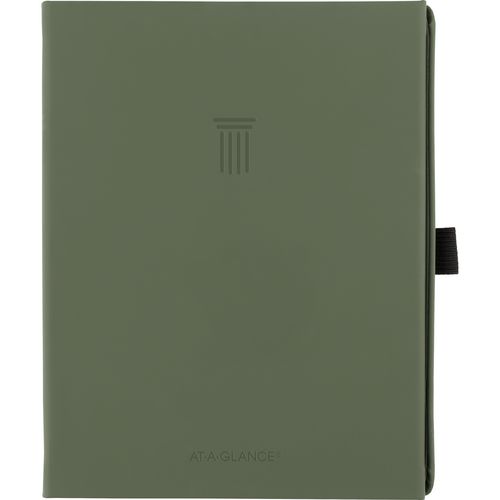 Foundation Undated Weekly/Monthly Planner, 8.5" x 6.75", Green Cover, 12-Month: Undated