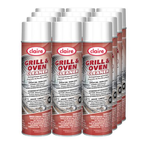 Grill and Oven Cleaner, 18 oz Aerosol Spray, 12/Carton