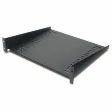 APC Fixed Shelf 50lbs/22.7kg Black - 2U Rack Height - Black - 50 lb Static/Stationary Weight Capacity - 2 Year Warranty