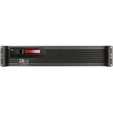 iStarUSA 2U Compact microATX Rackmount 1x3.5" Hotswap Chassis - Rack-mountable - Black, Red - Steel - 2U - 3 x Bay - Micro ATX, Mini ITX Motherboard Supported - 2 x Fan(s) Supported - 1 x External 3.5" Bay - 2 x Internal 3.5" Bay - 4x Slot(s)