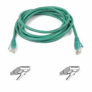 Belkin Cat6 Patch Cable - RJ-45 Male Network - RJ-45 Male Network - 7ft - Green