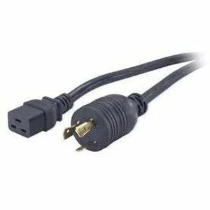 APC NetShelter Power Cord, IEC C19 to NEMA L6-20P, 3.7m - 240 V AC - Black - 11.98 ft Cord Length - NEMA L6-20P - 1 Each