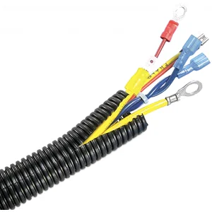 Panduit CLT25FC20 Corrugated Loom Tubing - Cable Loom - Black - 100 ft Length