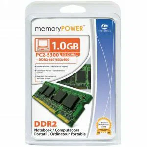 Centon 1GB DDR2 SDRAM Memory Module - 1GB (1 x 1GB) - 667MHz DDR2-667/PC2-5300 - DDR2 SDRAM - 200-pin