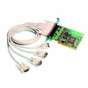 Brainboxes 4 Port RS-232 Universal Multiport Serial Adapter - Universal PCI - 4 x DB-9 RS-232 Serial Via Cable - Plug-in Card