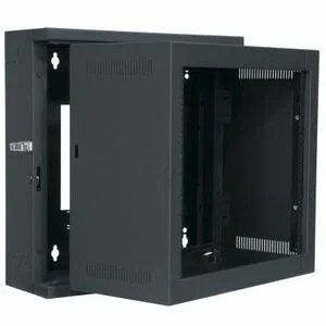 Middle Atlantic EWR 10RU Pivoting Wall Mount Enclosure - 22in Depth Wall Mount Rack - Black - TAA Compliant - 10U Rack Height22" Rack Depth - Wall Mountable - Black - 150 lb Maximum Weight Capacity
