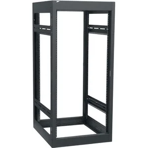 Middle Atlantic MRK Series Rack, 24 RU, 26"D, w/o Rear Door - 24U Rack Height x 19" Rack Width x 24" Rack Depth - Floor Standing - Black Powder Coat - Steel - 10000 lb Static/Stationary Weight Capacity