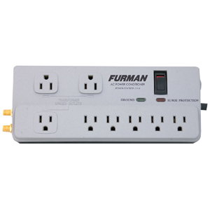 Furman Power Station PST-2+6 Surge Protector - AC Noise, AC Surge, Zero Ground Leakage protection