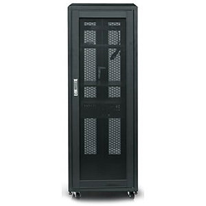 Claytek 36U 800mm Depth Rack-mount Server Cabinet - For Server - 36U Rack Height x 19" Rack Width x 27.50" Rack Depth - Floor Standing - Graphite Black - Steel, Aluminum, SPCC - 2200 lb Maximum Weight Capacity - 660 lb Dynamic/Rolling Weight Capacity - 22