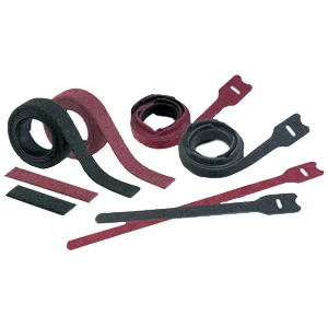 Panduit Tak-Ty Hook and Loop Cable Tie - Cable Tie - Black - 6" Length - 1 Pack