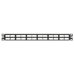 Panduit CPP48HDEWBL 48-Port Modular Patch Panel - 48 - 48 Port(s) - 48 x RJ-11